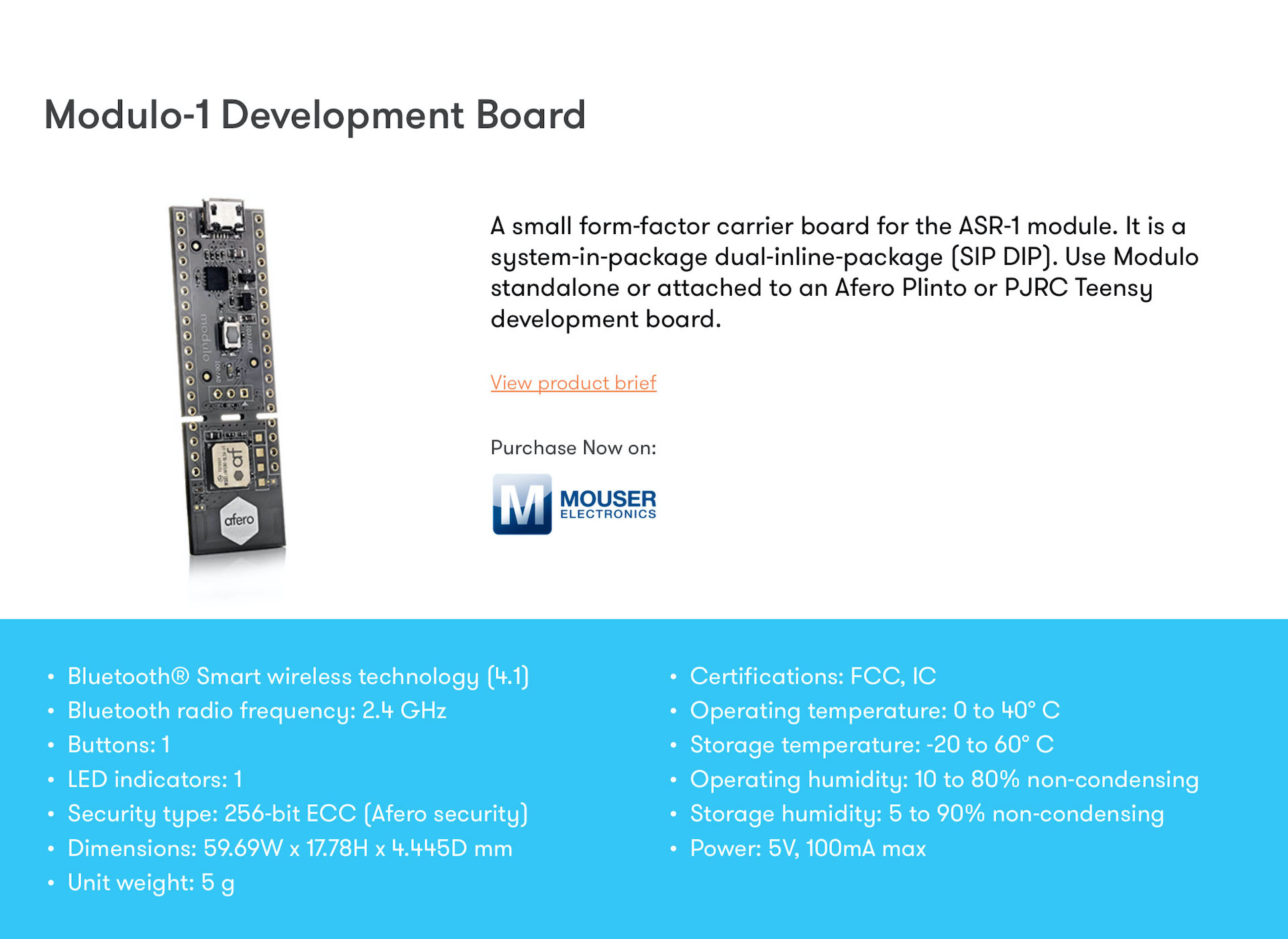 Modulo-1 Development Board