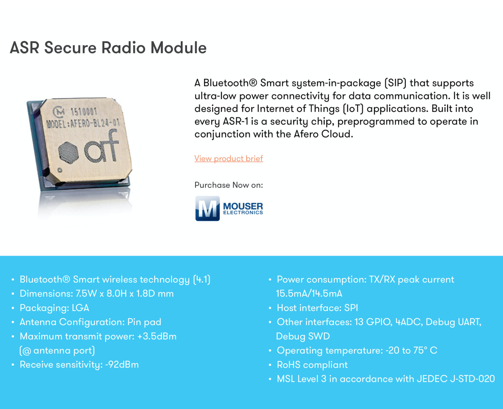 ASR Secure Radio Module